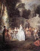 WATTEAU, Antoine Ftes Vnitiennes China oil painting reproduction